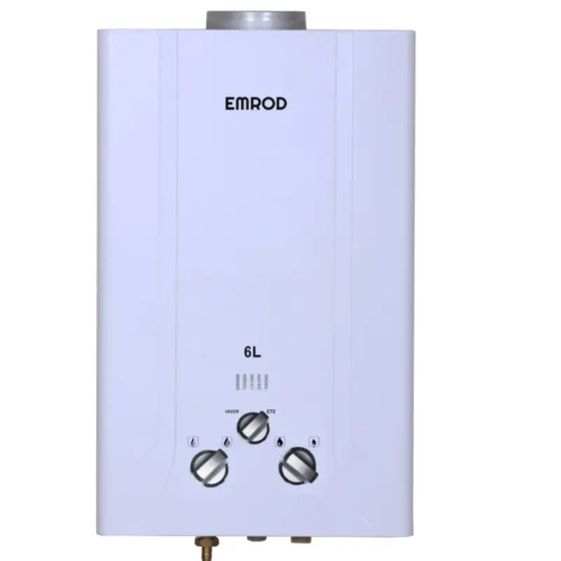 Chauffe-eau gaz 6L EMROD compact et performant pour usage domestique